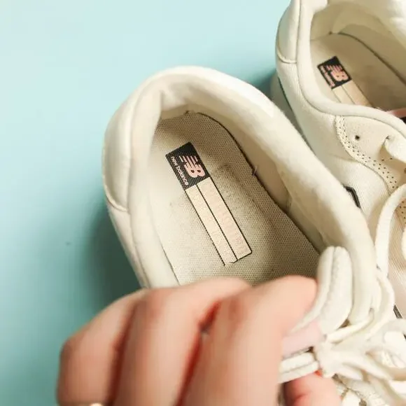 New Balance 515 Knit Pink Cream Sneakers Size 11 Retro Athlethic Y2K - Picture 7 of 8